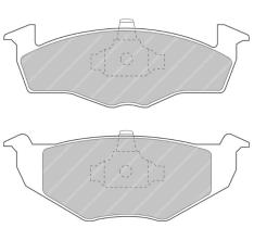 FERODO RACING FCP1054H - JGO PASTILLAS FRENO FERODO RACING