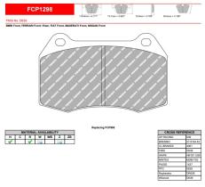 FERODO RACING FCP1298H - FERODO RACING