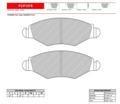 FERODO RACING FCP1378R - JGO PASTILLAS FRENO FERODO RACING