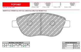 FERODO RACING FCP1467H - FERODO RACING