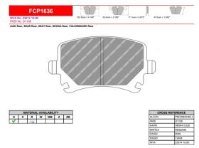 FERODO RACING FCP1636H - FERODO RACING