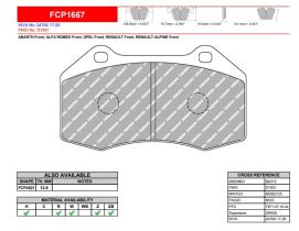 FERODO RACING FCP1667H - FERODO RACING