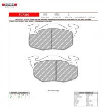  FCP393R - JGO PASTILLAS FRENO FERODO RACING