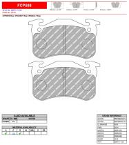 FERODO RACING FCP558H - FERODO RACING PSA TRASERAS