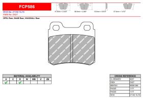 FERODO RACING FCP586H - FERODO RACING