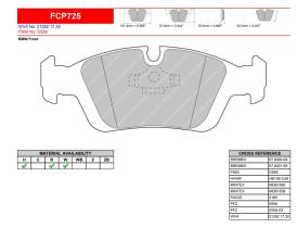 FERODO RACING FCP725H - FERODO RACING