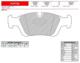 FERODO RACING FCP725R - FERODO RACING