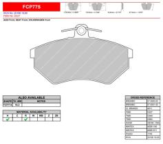 FERODO RACING FCP775H - FERODO RACING