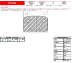 FERODO RACING FCP809H - FERODO RACING