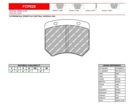  FCP825H - FERODO RACING