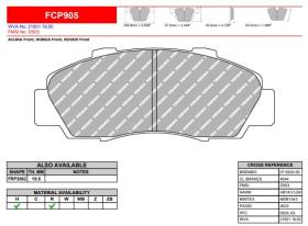 FERODO RACING FCP905R - FERODO RACING