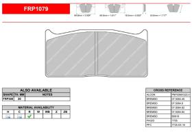 FERODO RACING FRP1079R - JGO PASTILLAS FRENO FERODO RACING