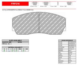 FERODO RACING FRP216R - FERODO RACING