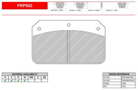 FERODO RACING FRP502R - FERODO RACING