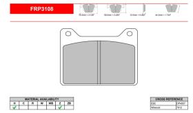 FERODO RACING FRP3108H - FERODO RACING