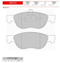 FERODO RACING FRP3119Z - FERODO RACING