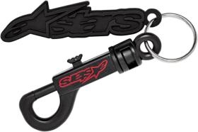 ALPINESTARS 10339406110 - LLAVERO ALPINESTARS COMPLY KEYCHAIN NEGRO