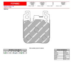 FERODO RACING FCP4663H - FERODO RACING