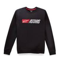 ALPINESTARS 11395116010XL - SUDADERA ALPINESTARS INDULGENT FLEECE NEGRA TALLA XL