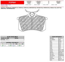 FERODO RACING FCP541Z - JGO PASTILLAS FRENO