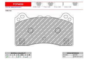 FERODO RACING FCP4830Z - FERODO RACING