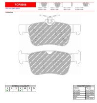 FERODO RACING FCP5086H - FERODO RACING