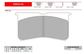 FERODO RACING FRP3116R - FERODO RACING