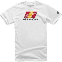 ALPINESTARS 12117201020L - CAMISETA ALPINESTARS WORL TOUR TEE BLANCA T-L