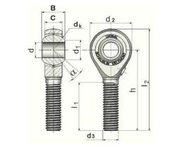 ORECA SMLG16X50 - ROTULA UNIBAL 16MM