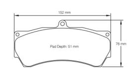 ORECA 8028RST3 - JGO PASTILLAS FRENO PAGID