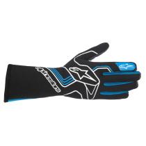 ALPINESTARS 355102317L - GUANTES ALPINESTARS TECH 1 RACE V3 NEGRO/AZUL TALLA L