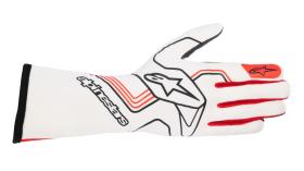 ALPINESTARS 355102323M - GUANTES ALPINESTARS TECH 1 RACE V3 BLANCO/ROJO TALLA M