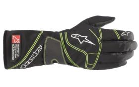 ALPINESTARS 3542321167 - ALPINESTARS TEMPEST V2 S WATERPROOF GLOVE NEGRO/VERD