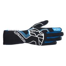 ALPINESTARS 355202417M - GUANTES ALPINESTARS TECH-1 RACE V4 NEGRO/AZUL T.M