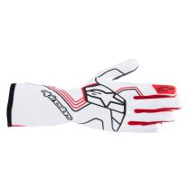 ALPINESTARS 355202423L - GUANTES ALPINESTARS TECH-1 RACE V4 BLANCO/ROJO T.L