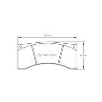 ORECA 4916RST5E - JGO PASTILLAS FRENO PAGID