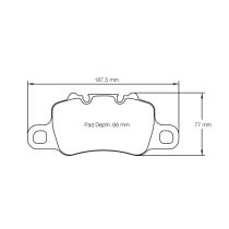 ORECA 4925RST3 - JGO PASTILLAS FRENO PAGID