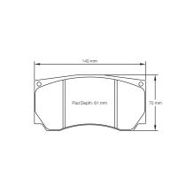 ORECA 8033RST5E - JGO PASTILLAS FRENO PAGID