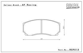 ORECA RCP013N35S - JGO PASTILLAS FRENO ENDLESS