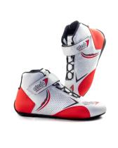 ATECH RACING ATS1BR - ATECH RACING BOTAS FIA 8856-2018 BLANCO/ROJO